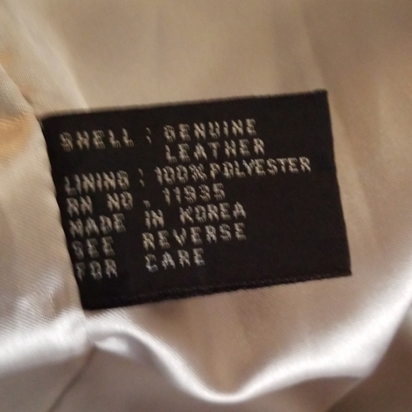 CLASSIC SOPHISTICATION ❣️Beautiful oatmeal leather coat - Picture 7 of 8